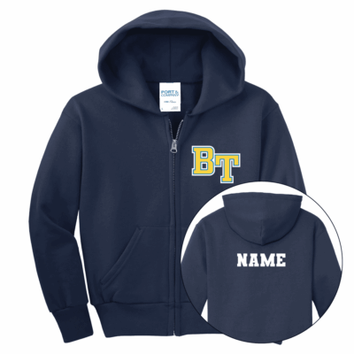BT Zip Up Hoodie Customizable