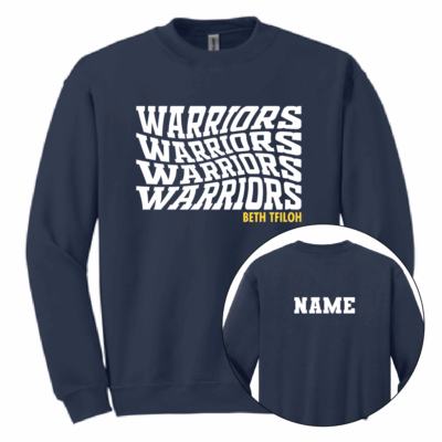 WARRIORS BETH TFILOH CREWNECK