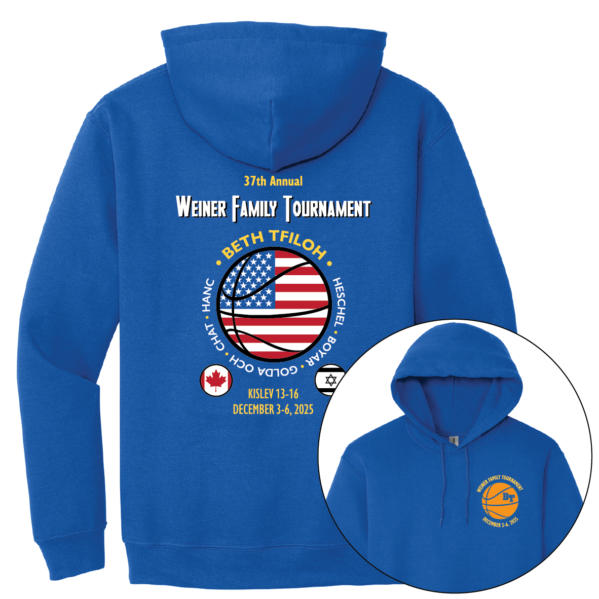 BT basketball tournament Drifit Hoodie