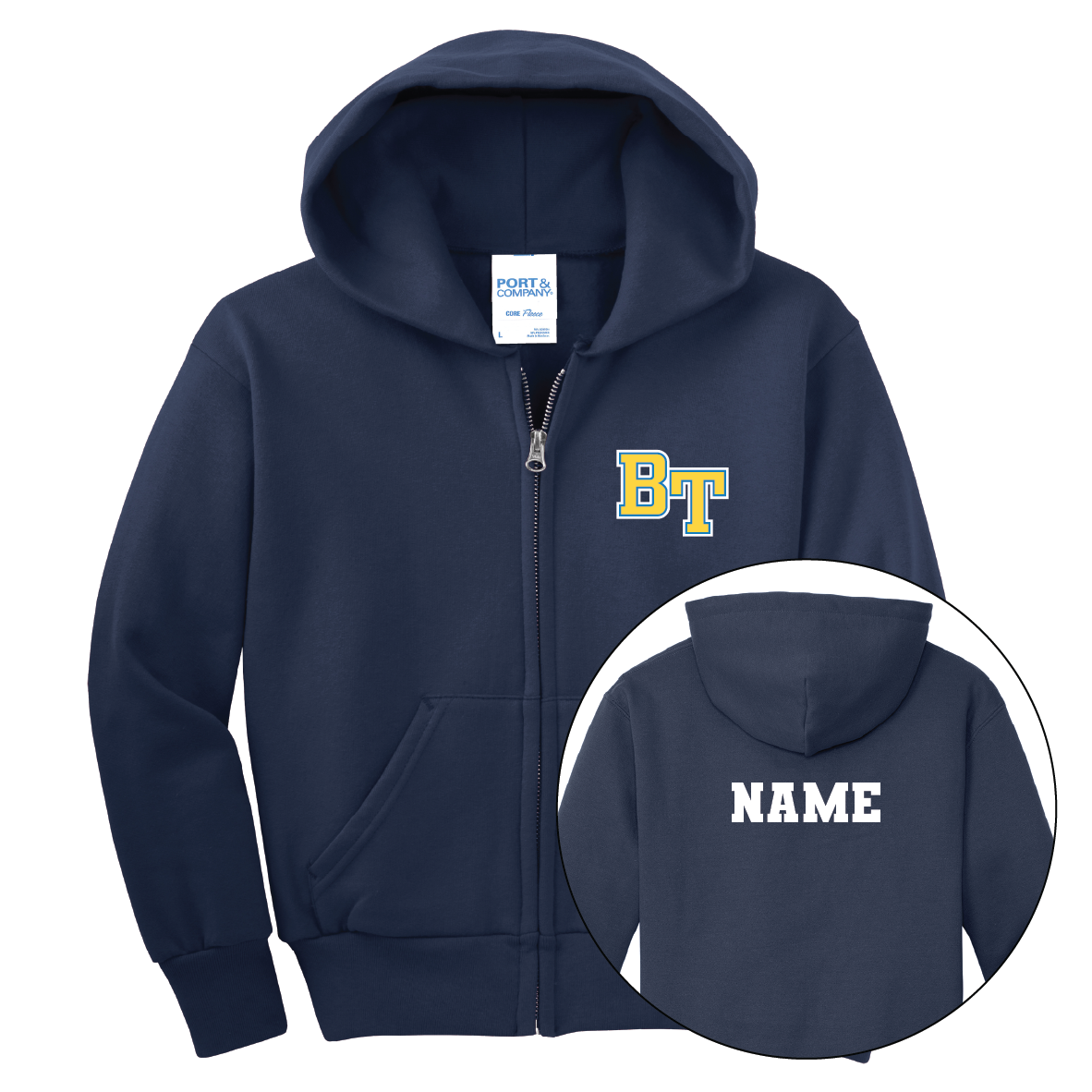 BT CUSTOM ZIP UP