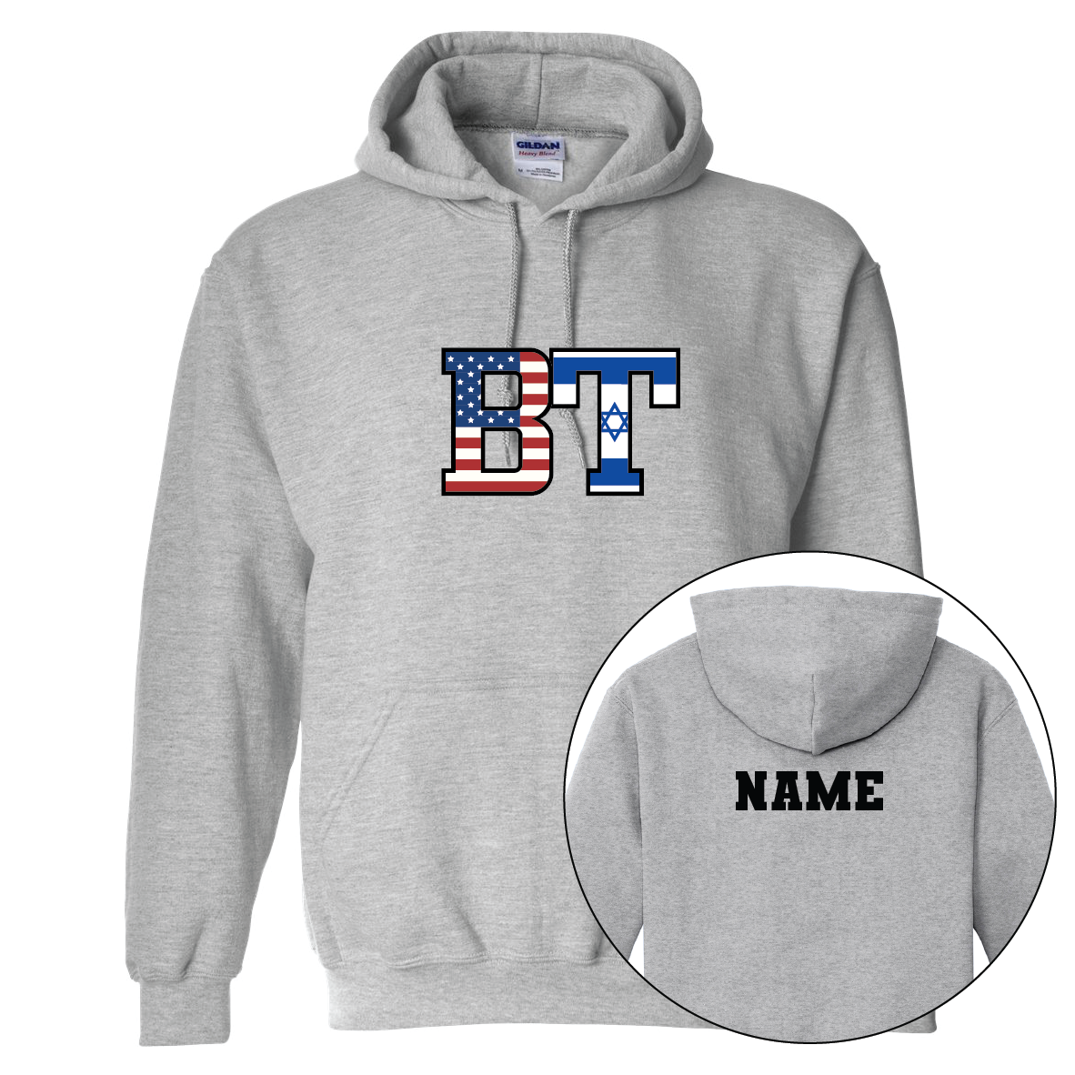 BT CHEST FLAGS CUSTOM HOODIE