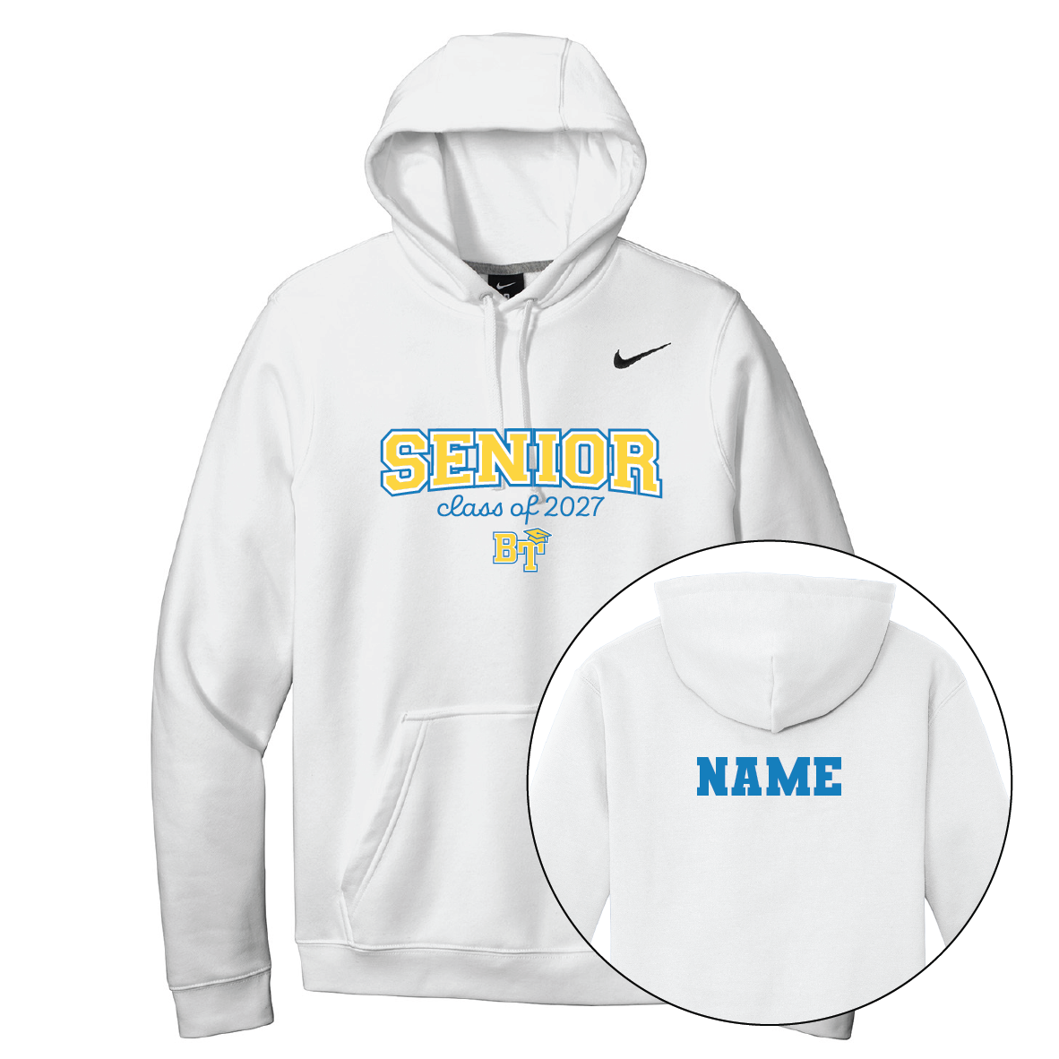 BETH TFILOH SENIOR CUSTOM NIKE HOODIE